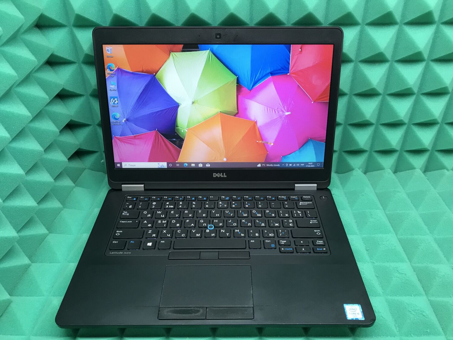 Ультрабук Б-клас Dell Latitude E5470 / 14" (1366x768) TN / Intel Core i5-6300U (2 (4) ядра по 2.4 - 3.0 GHz) / 8 GB DDR4 / 180 GB SSD / Intel HD Graphics 520 / WebCam / HDMI / Windows 10 ліцензія - Зображення 2