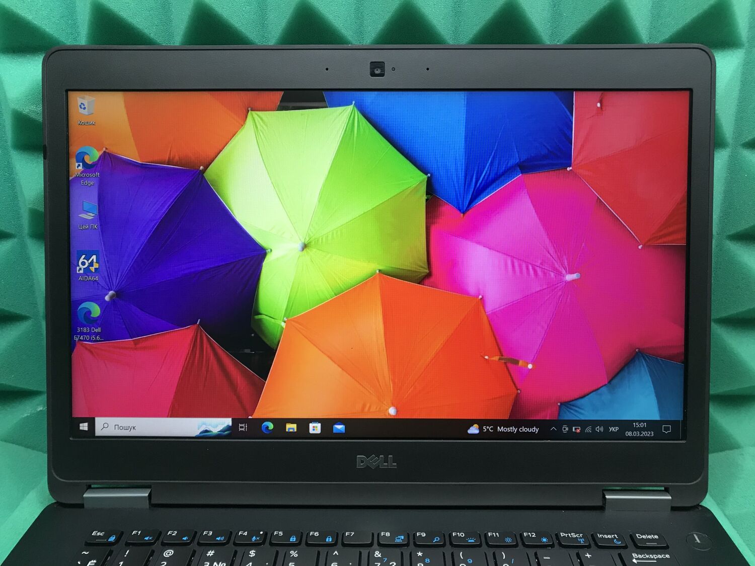 Ультрабук Б-клас Dell Latitude E7470 / 14" (1920x1080) IPS / Intel Core i5-6300U (2 (4) ядра по 2.4 - 3.0 GHz) / 8 GB DDR4 / 256 GB SSD / Intel HD Graphics 520 / WebCam / HDMI / miniDP / Windows 10 ліцензія - Зображення 3