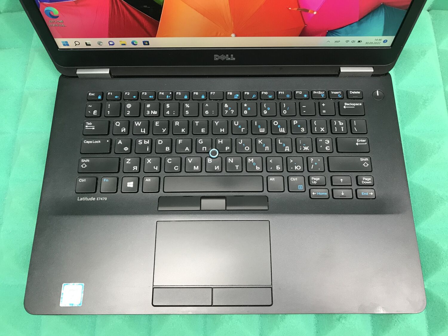 Ультрабук Б-клас Dell Latitude E7470 / 14" (1920x1080) IPS / Intel Core i5-6300U (2 (4) ядра по 2.4 - 3.0 GHz) / 8 GB DDR4 / 256 GB SSD / Intel HD Graphics 520 / WebCam / HDMI / miniDP / Windows 11 ліцензія - Зображення 4