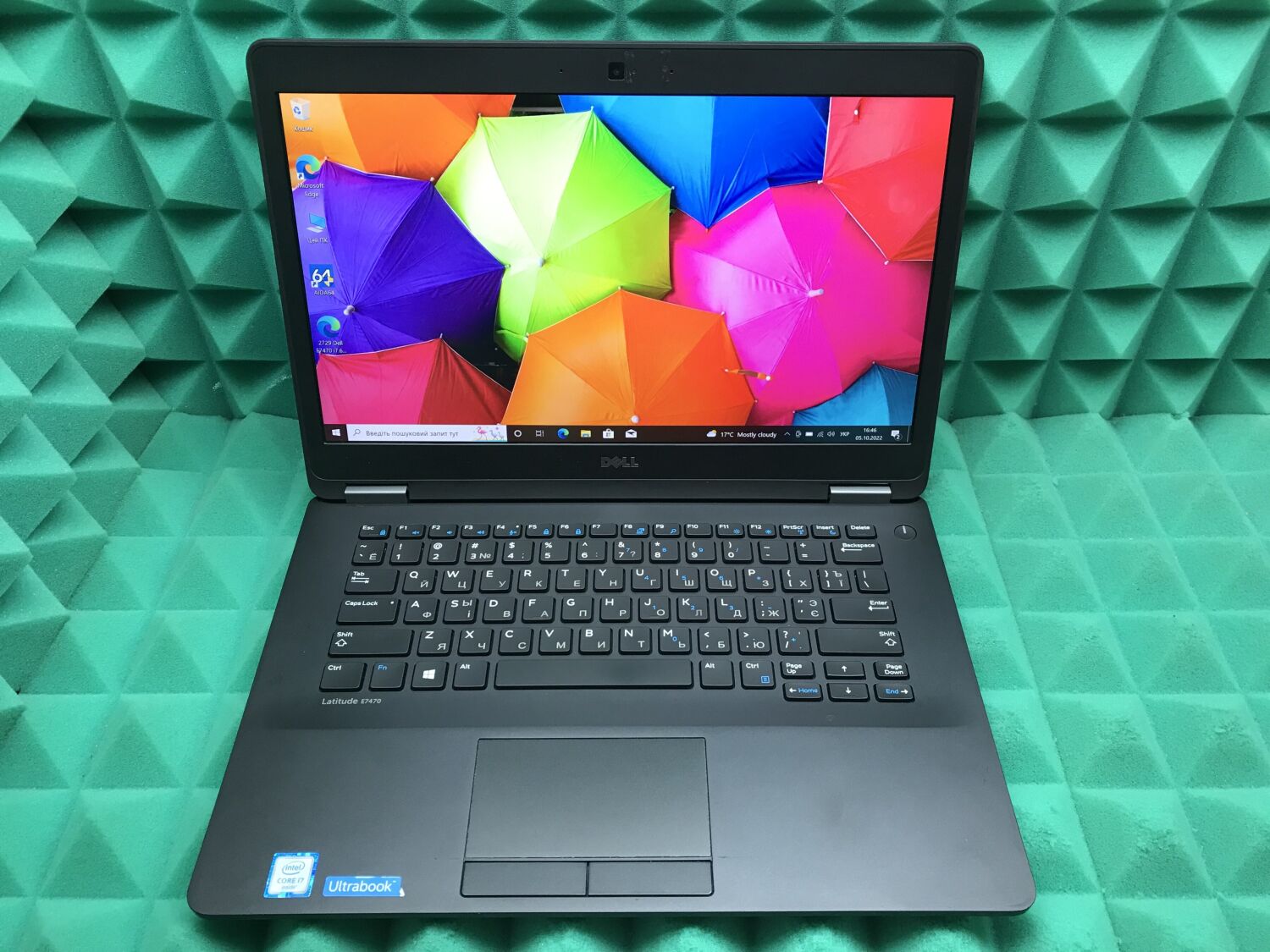 Ультрабук Б-клас Dell Latitude E7470 / 14" (1920x1080) IPS / Intel Core i7-6600U (2 (4) ядра по 2.6 - 3.4 GHz) / 8 GB DDR4 / 256 GB SSD / Intel HD Graphics 520 / WebCam / HDMI / Windows 10 ліцензія - Зображення 2