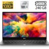 Ультрабук Б-клас Dell XPS 13 7390 / 13.3" (1920x1080) IPS / Intel Core i5-10210U (4 (8) ядра по 1.6 - 4.2 GHz) / 8 GB DDR3 / 240 GB SSD M.2 / Intel UHD Graphics / WebCam / Windows 10 ліцензія