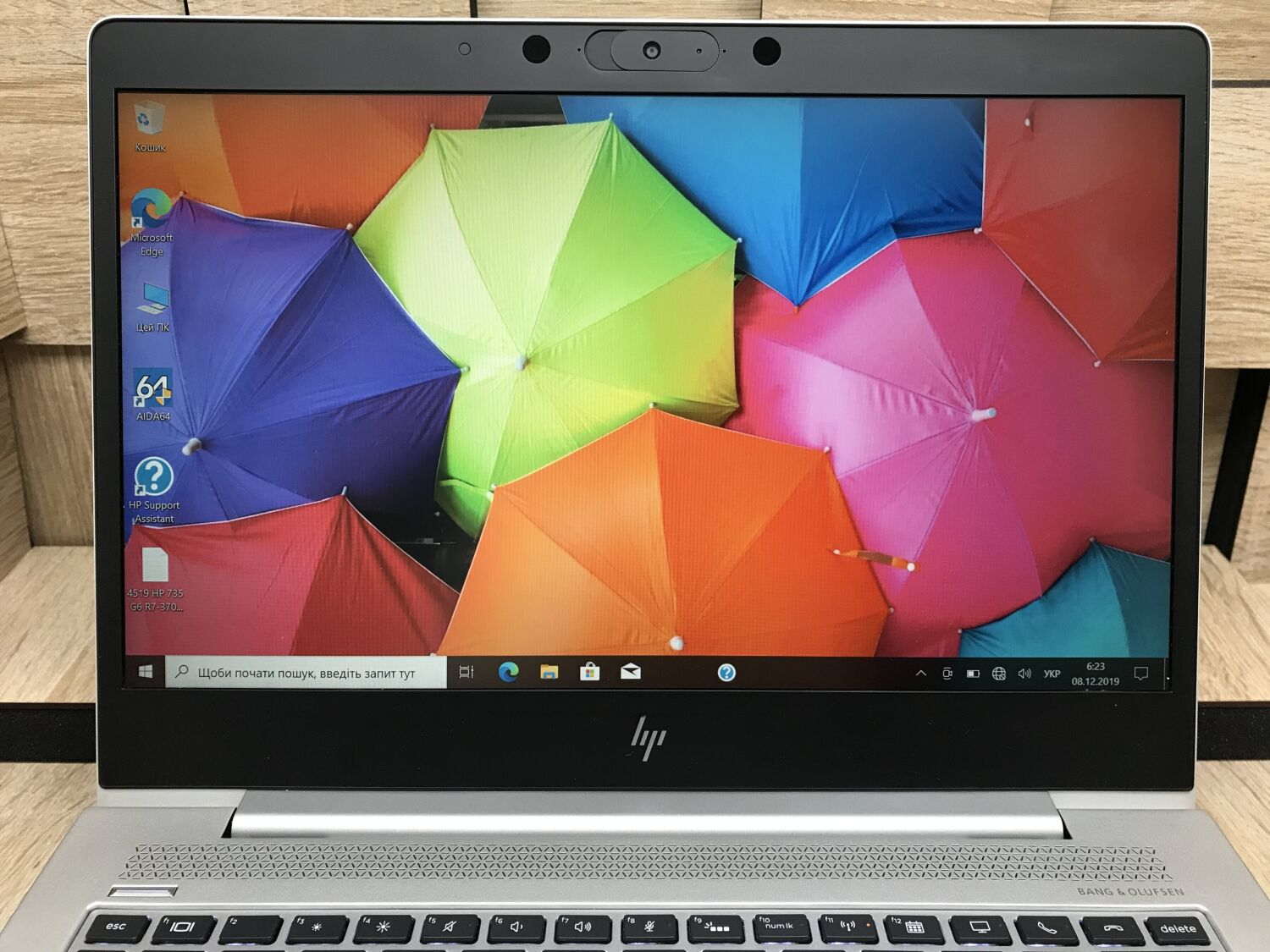 Ультрабук Б-клас HP EliteBook 735 G6 / 13.3" (1920x1080) IPS Touch / AMD Ryzen 7 Pro 3700U (4 (8) ядра по 2.3 - 4.0 GHz) / 8 GB DDR4 / 256 GB SSD M.2 / AMD Radeon Vega 10 Graphics / WebCam / USB 3.1 / HDMI - Зображення 3