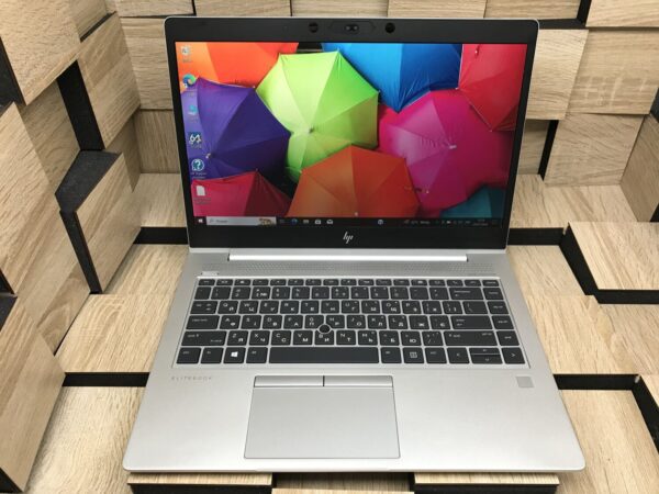 Ультрабук Б-клас HP Elitebook 745 G5 / 14" (1920x1080) IPS / AMD Ryzen 5 Pro 2500U (4 (8) ядра по 2.0 - 3.6 GHz) / 8 GB DDR4 / 256 GB SSD / AMD Radeon RX Vega 8 Graphics / WebCam - Зображення 2