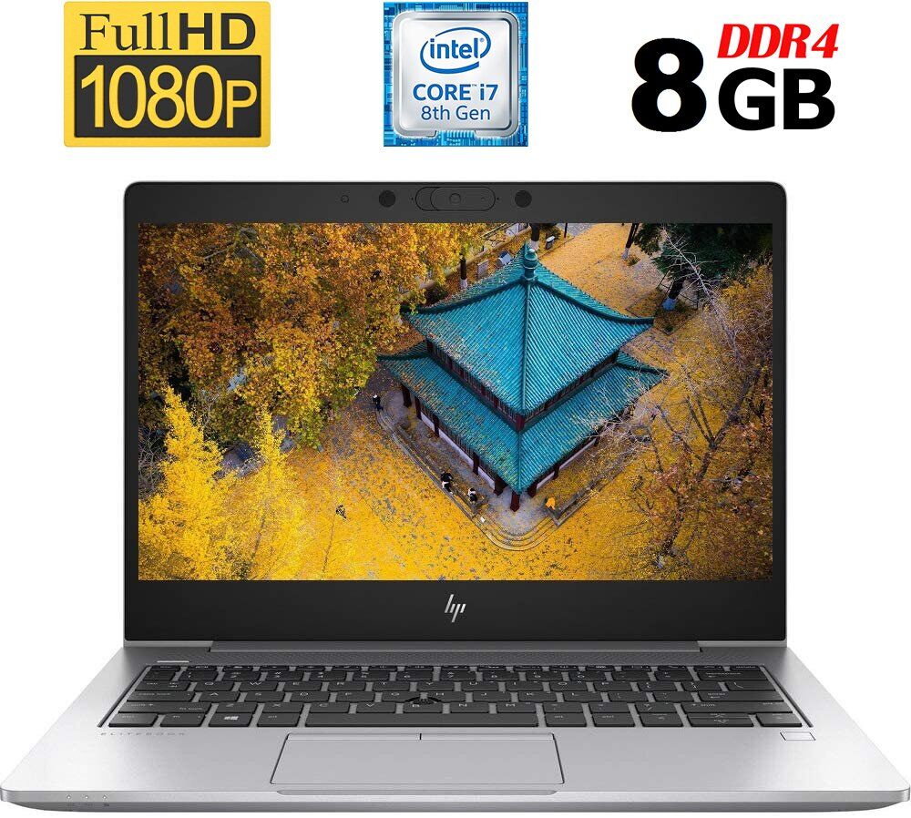 Ультрабук Б-клас HP EliteBook 830 G6 / 13.3" (1920x1080) IPS / Intel Core i7-8665U (4 (8) ядра по 1.9 - 4.8 GHz) / 8 GB DDR4 / 256 GB SSD M.2 / Intel UHD Graphics 620 / WebCam / Fingerprint / HDMI