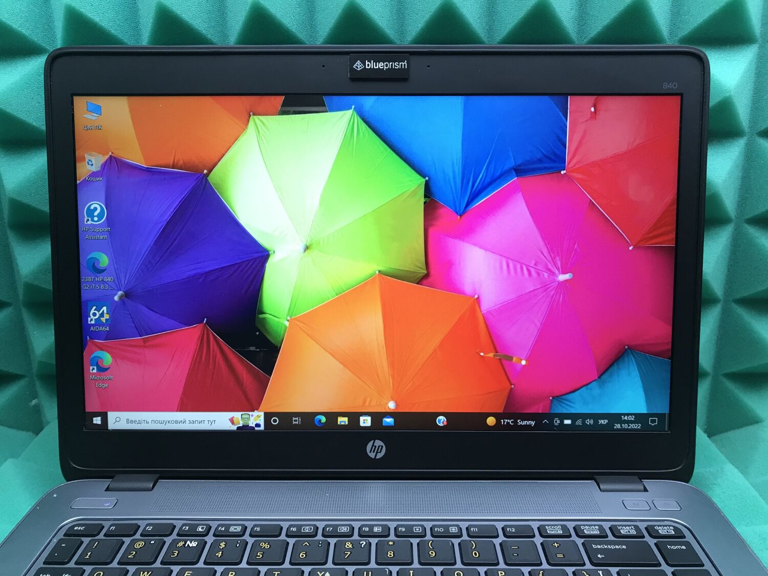 Ультрабук Б-клас HP EliteBook 840 G2 / 14" (1920x1080) IPS / Intel Core i7-5600U (2 (4) ядра по 2.6 -3.2 GHz) / 8 GB DDR3 / 128 GB SSD / Intel HD Graphics 5500 / Fingerprint / DisplayPort - Зображення 3