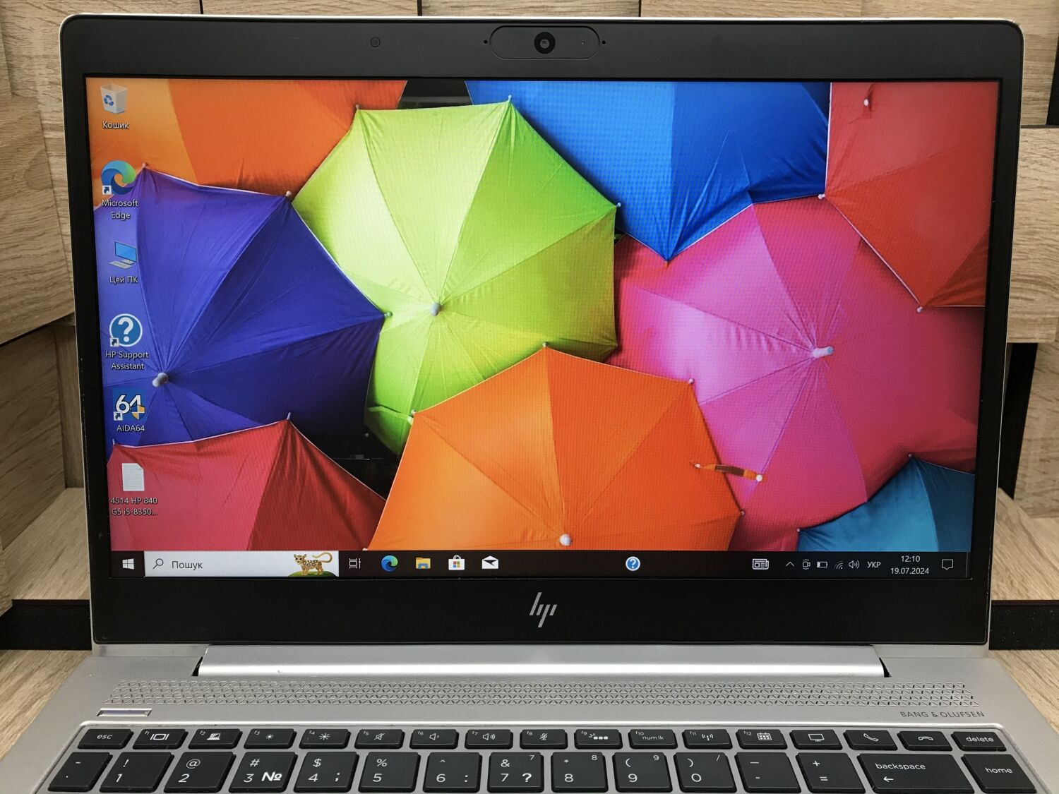 Ультрабук Б-клас HP EliteBook 840 G5 / 14" (1920x1080) IPS / Intel Core i5-8350U (4 (8) ядра по 1.7 - 3.6 GHz) / 8 GB DDR4 / 256 GB SSD M.2 / Intel UHD Graphics 620 / WebCam / Fingerprint / HDMI - Зображення 3