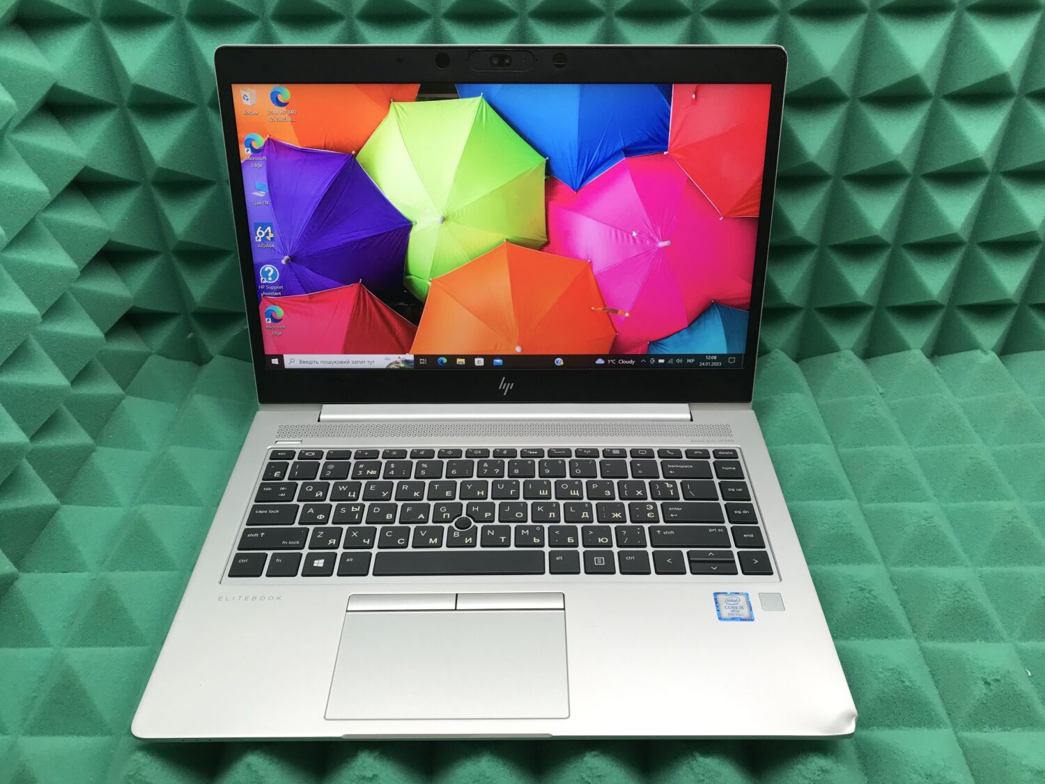 Ультрабук Б-клас HP EliteBook 840 G5 / 14" (1920x1080) IPS / Intel Core i5-8350U (4 (8) ядра по 1.7 - 3.6 GHz) / 8 GB DDR4 / 256 GB SSD M.2 / Intel UHD Graphics 620 / WebCam / Fingerprint / USB 3.1 / HDMI - Зображення 2