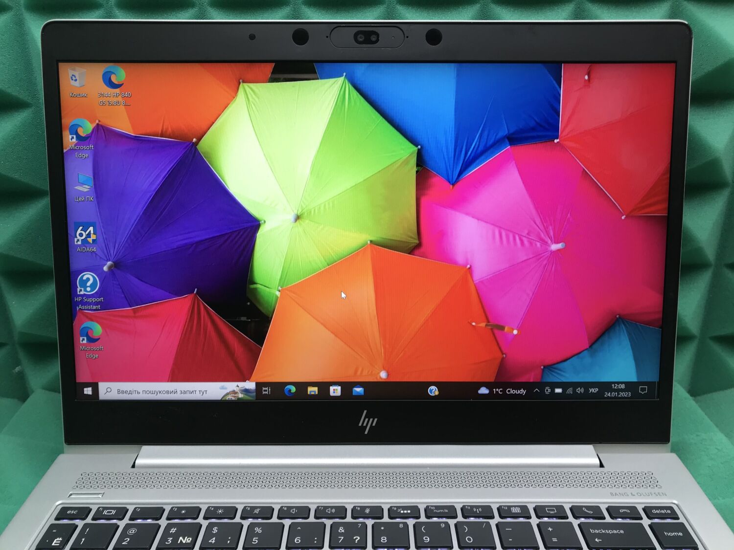 Ультрабук Б-клас HP EliteBook 840 G5 / 14" (1920x1080) IPS / Intel Core i5-8350U (4 (8) ядра по 1.7 - 3.6 GHz) / 8 GB DDR4 / 256 GB SSD M.2 / Intel UHD Graphics 620 / WebCam / Fingerprint / USB 3.1 / HDMI - Зображення 3