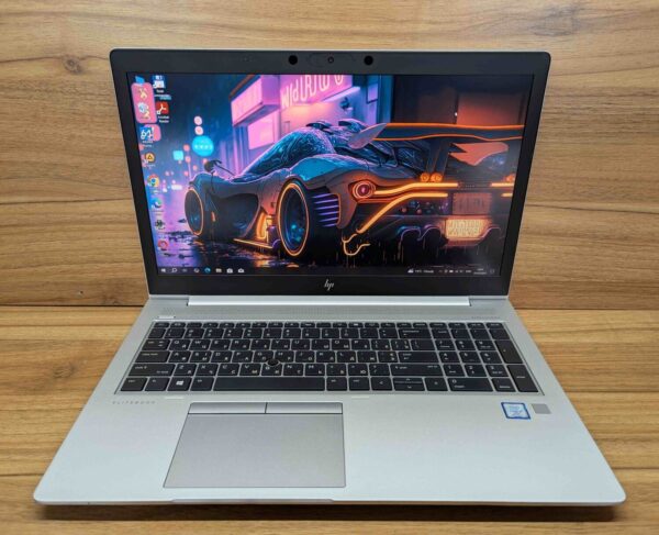 Ультрабук Б-клас HP EliteBook 850 G6 / 15.6" (1920x1080) IPS / Intel Core i5-8365U (4 (8) ядра по 1.6 - 4.1 GHz) / 16 GB DDR4 / 512 GB SSD / Intel UHD Graphics / WebCam / TouchID / Windows 10 - Зображення 2