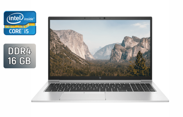 Ультрабук Б-клас HP EliteBook 850 G7 / 15.6" (1920x1080) IPS / Intel Core i5-10210U (4 (8) ядра по 1.6 - 4.2 GHz) / 16 GB DDR4 / 512 GB SSD / Intel UHD Graphics / Fingerprint / WebCam / Windows 10