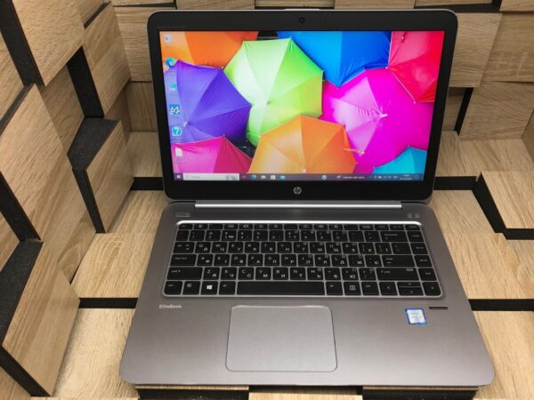 Ультрабук Б-клас HP EliteBook Folio 1040 G3 / 14" (1920x1080) IPS / Intel Core i7-6600U (2 (4) ядра по 2.6 - 3.4 GHz) / 8 GB DDR4 / 256 GB SSD M.2 / Intel HD Graphics 520 / HDMI - Зображення 2