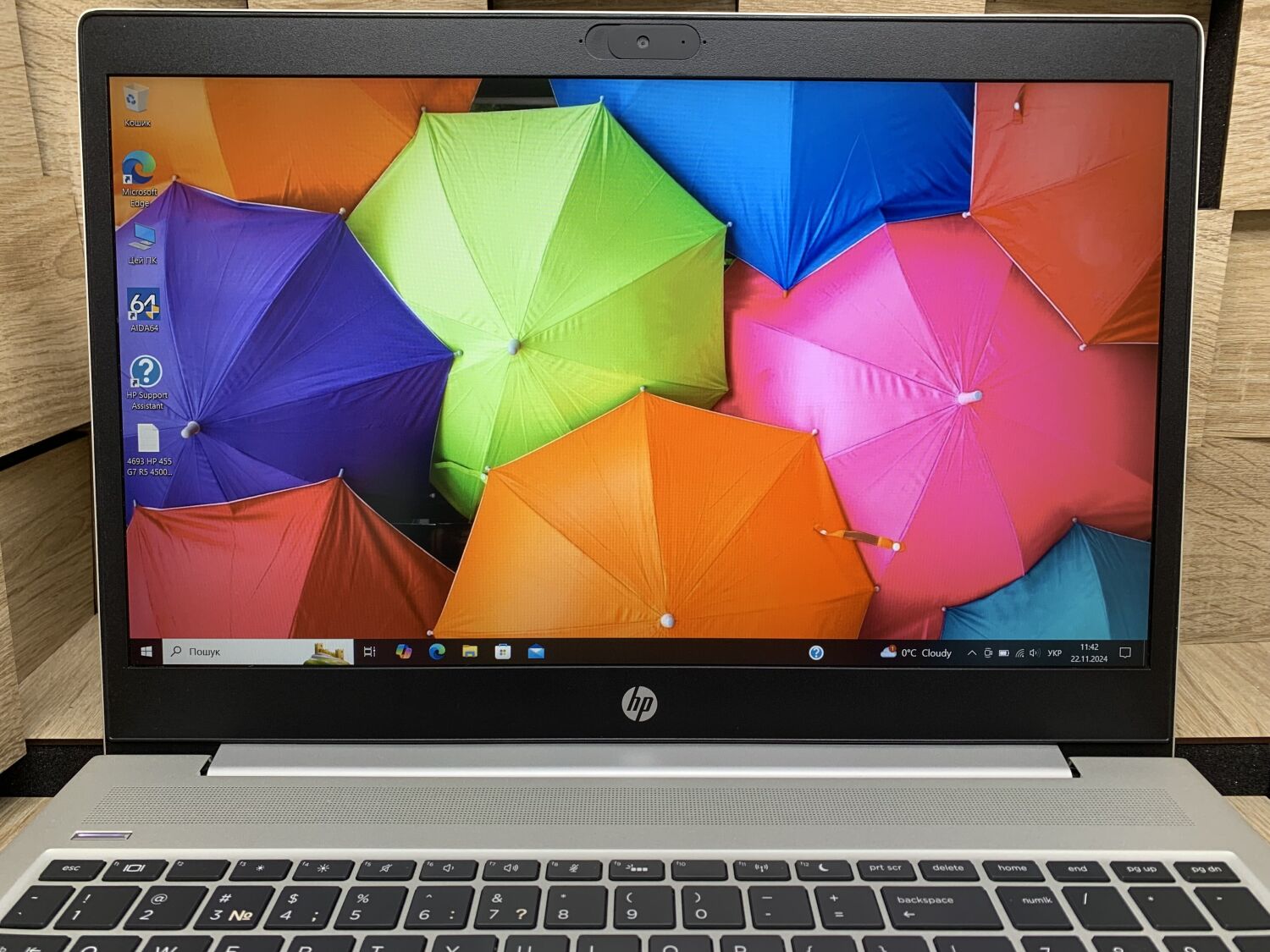Ультрабук Б-клас HP ProBook 455 G7 / 15.6" (1920x1080) IPS / AMD Ryzen 5 4500U (6 ядер по 2.3 - 4.0 GHz) / 8 GB DDR4 / 250 GB SSD / AMD Radeon Graphics / WebCam / HDMI - Зображення 4
