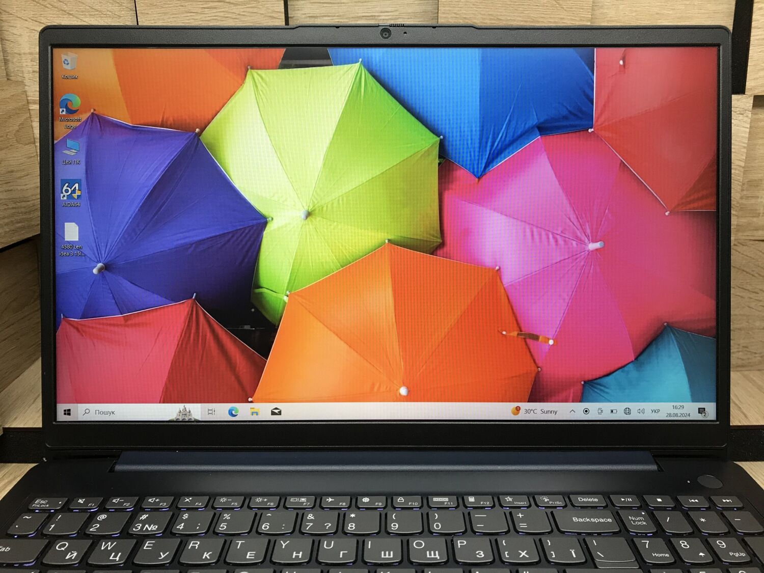 Ультрабук Б-клас Lenovo IdeaPad 3 15IAU7 / 15.6" (1920x1080) IPS Touch / Intel Core i5-1235U (10 (12) ядер по 3.3 - 4.4 GHz) / 8 GB DDR4 / 256 GB SSD / Intel Iris Xe Graphics / WebCam / HDMI - Зображення 3