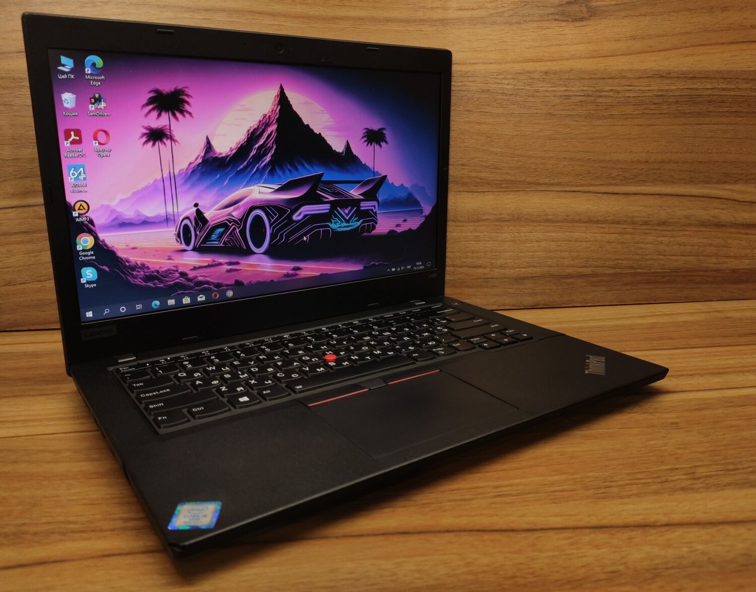 Ультрабук Б-клас Lenovo ThinkPad L480 / 14" (1366x768) TN / Intel Core i5-8350U (4 (8) ядра по 1.7 - 3.6 GHz) / 8 GB DDR4 / 240 GB SSD / Intel UHD Graphics 620 / WebCam / Windows 10 - Зображення 10