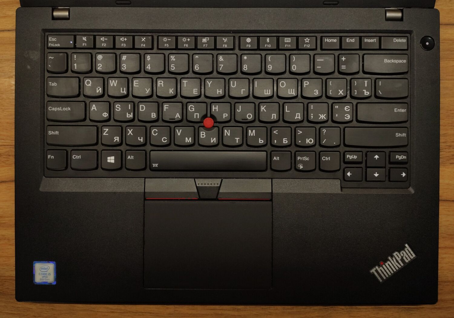 Ультрабук Б-клас Lenovo ThinkPad L480 / 14" (1920x1080) IPS / Intel Core i5-8350U (4 (8) ядра по 1.7 - 3.6 GHz) / 16 GB DDR4 / 480 GB SSD / Intel UHD Graphics 620 / WebCam / Windows 10 - Зображення 4