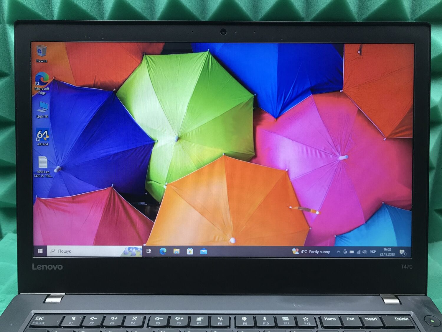 Ультрабук Б-клас Lenovo ThinkPad T470 / 14" (1366x768) TN / Intel Core i5-7300U (2 (4) ядра по 2.6 - 3.5 GHz) / 8 GB DDR4 / 240 GB SSD / Intel HD Graphics 620 / WebCam / Fingerprint / USB 3.1 / HDMI - Зображення 3