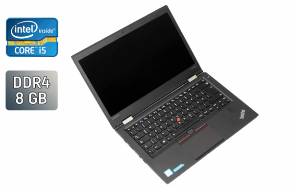 Ультрабук Б-клас Lenovo ThinkPad x1 Carbon 4th / 14" (1920x1080) IPS / Intel Core i5-6300U (2 (4) ядра по 2.4 - 3.0 GHz) / 8 GB DDR4 / 512 GB SSD / Intel HD Graphics 520 / WebCam / Fingerprint / Windows 10