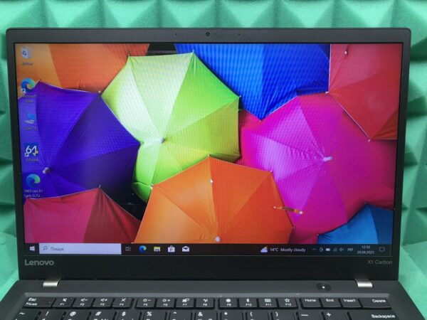 Ультрабук Б-клас Lenovo ThinkPad X1 Carbon (5th Gen) / 14" (1920x1080) IPS / Intel Core i5-7200U (2 (4) ядра по 2.5 - 3.1 GHz) / 8 GB DDR3 / 256 GB SSD M.2 / Intel HD Graphics 620 / Fingerprint / HDMI - Зображення 3