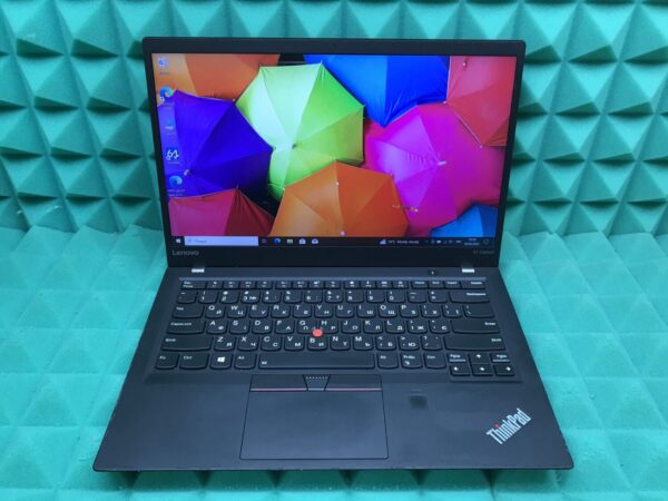 Ультрабук Б-клас Lenovo ThinkPad X1 Carbon (5th Gen) / 14" (1920x1080) IPS / Intel Core i5-7200U (2 (4) ядра по 2.5 - 3.1 GHz) / 8 GB DDR3 / 256 GB SSD M.2 / Intel HD Graphics 620 / Fingerprint / HDMI - Зображення 2