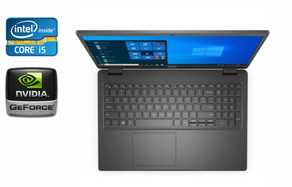 Ультрабук Dell Latitude 3520 / 15.6" (1920x1080) IPS / Intel Core i5-1135G7 (4 (8) ядра по 2.4 - 4.2 GHz) / 16 GB DDR4 / 256 GB SSD + 1000 GB HDD / nVidia GeForce MX350, 2 GB GDDR5, 64-bit / WebCam / Windows 10