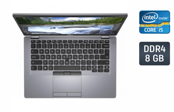 Ультрабук Dell Latitude 5410 / 14" (1920x1080) IPS / Intel Core i5-10310U (4 (8) ядра по 1.7 - 4.4 GHz) / 8 GB DDR4 / 256 GB SSD / Intel UHD Graphics / WebCam / Windows 10