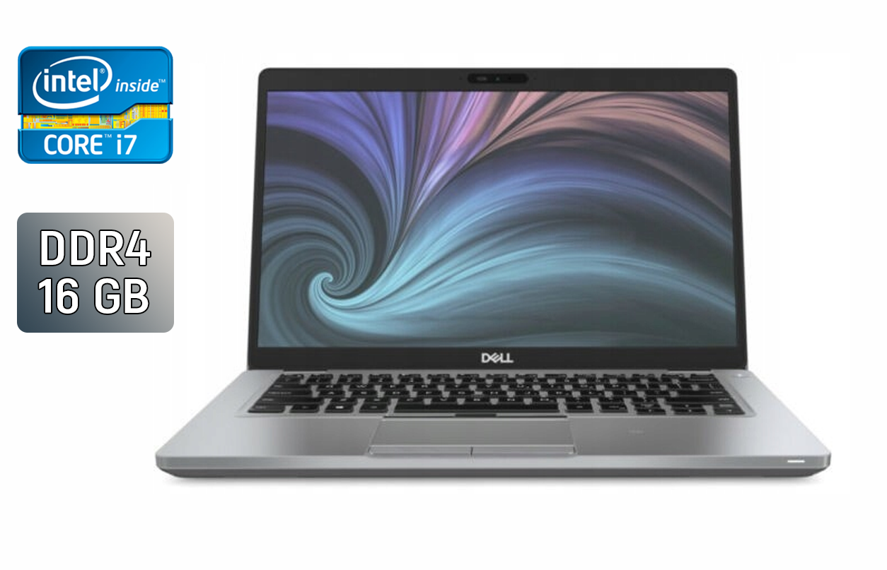 Ультрабук Dell Latitude 5410 / 14" (1920x1080) IPS / Intel Core i7-10610U (4 (8) ядра по 1.8 - 4.9 GHz) / 16 GB DDR4 / 512 GB SSD / Intel UHD Graphics / WebCam / Windows 10