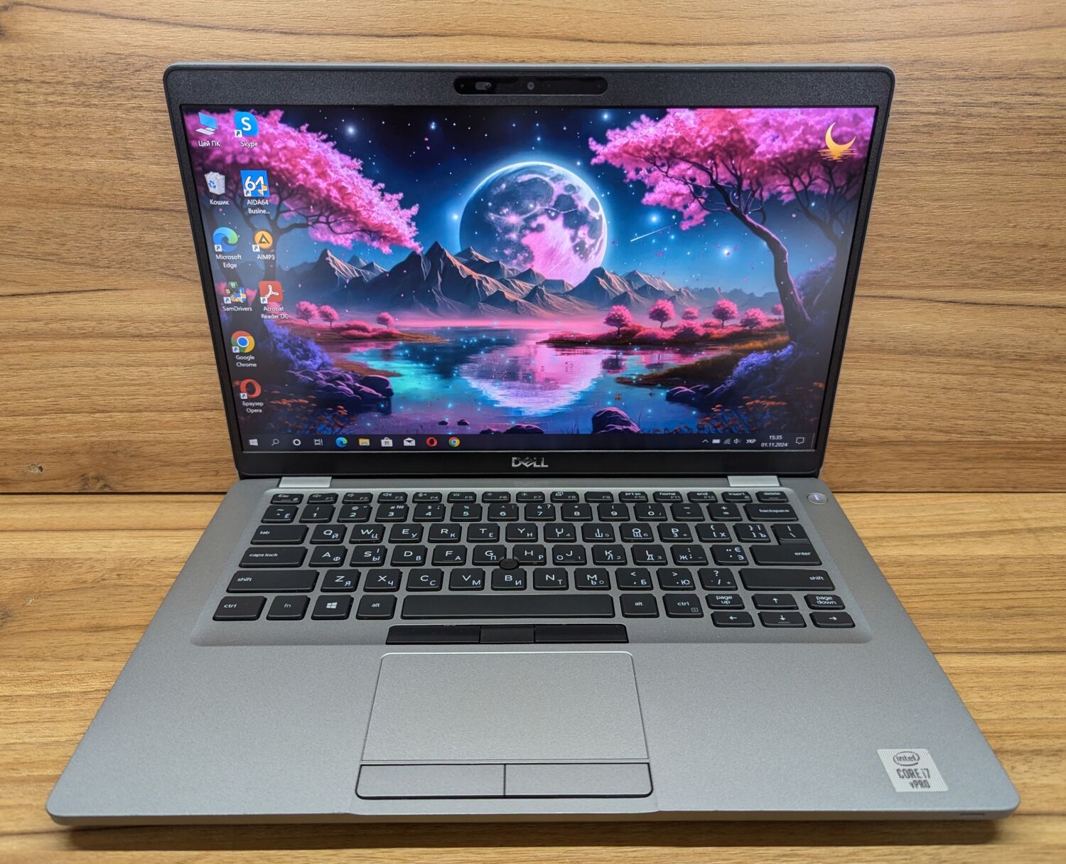 Ультрабук Dell Latitude 5410 / 14" (1920x1080) IPS / Intel Core i7-10610U (4 (8) ядра по 1.8 - 4.9 GHz) / 16 GB DDR4 / 512 GB SSD / Intel UHD Graphics / WebCam / Windows 10 - Зображення 2