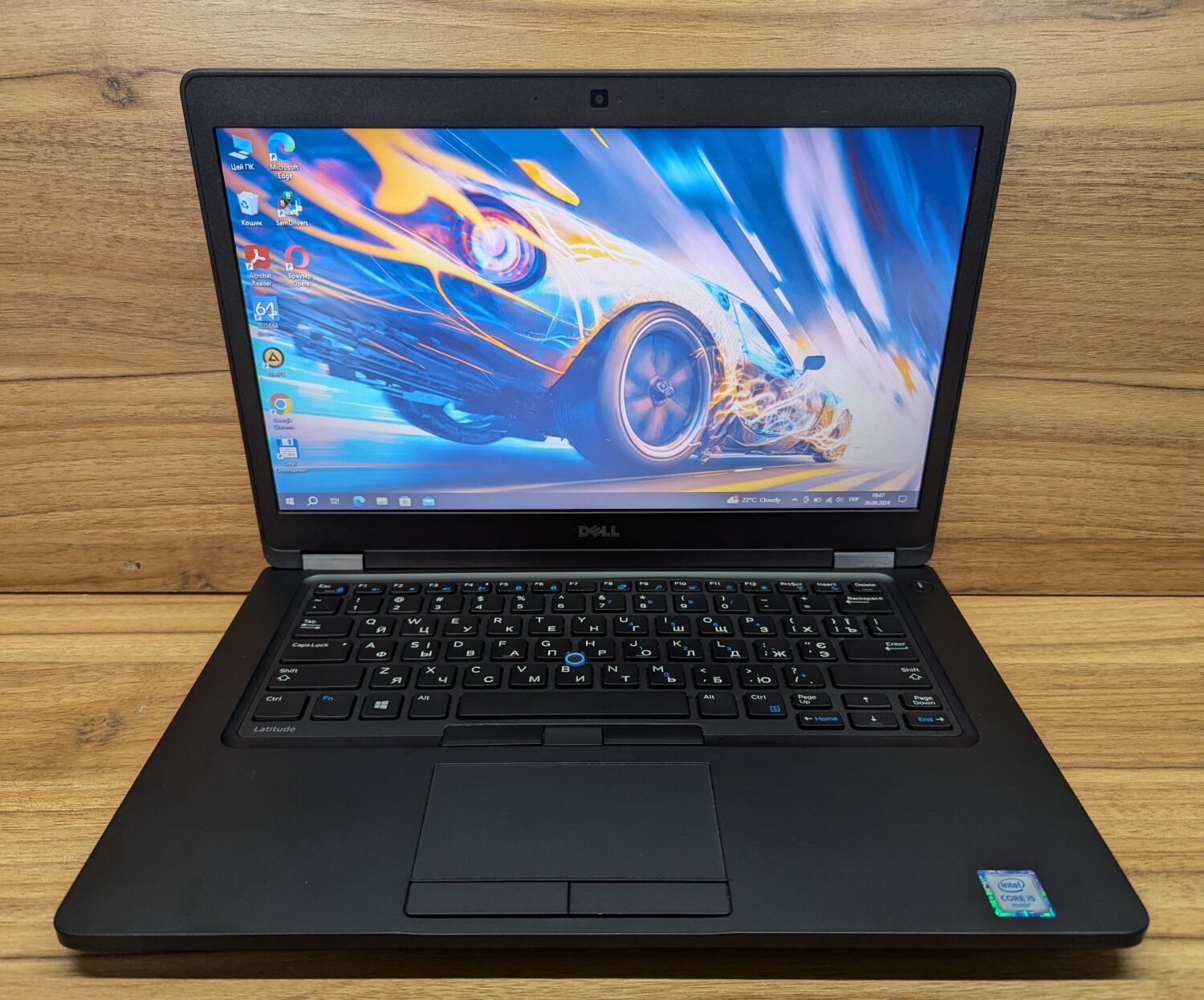Ультрабук Dell Latitude 5480 / 14" (1366x768) TN / Intel Core i5-6300U (2 (4) ядра по 2.4 - 3.0 GHz) / 8 GB DDR4 / 256 GB SSD / Intel HD Graphics 520 / WebCam / HDMI / Windows 10 - Зображення 2