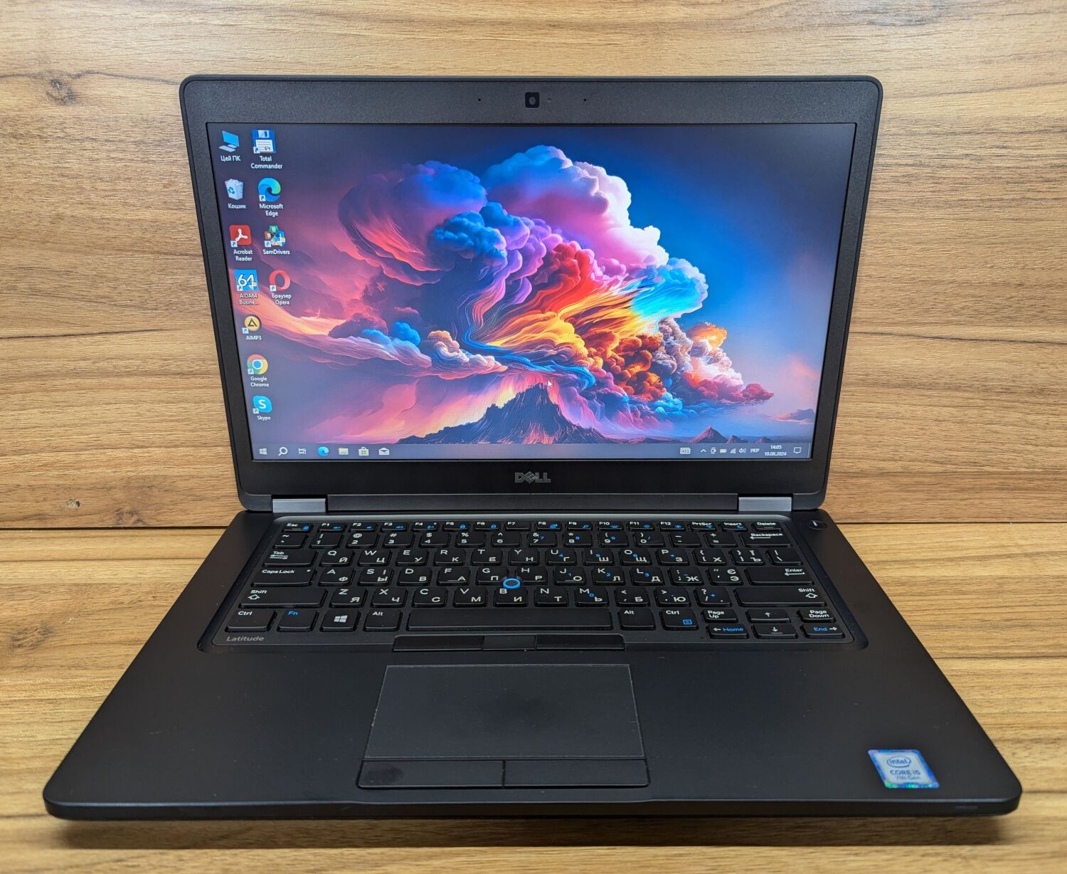 Ультрабук Dell Latitude 5480 / 14" (1366x768) TN / Intel Core i5-7200U (2 (4) ядра по 2.5 - 3.1 GHz) / 8 GB DDR4 / 240 GB SSD / Intel HD Graphics 620 / WebCam / HDMI / Windows 10 - Зображення 2