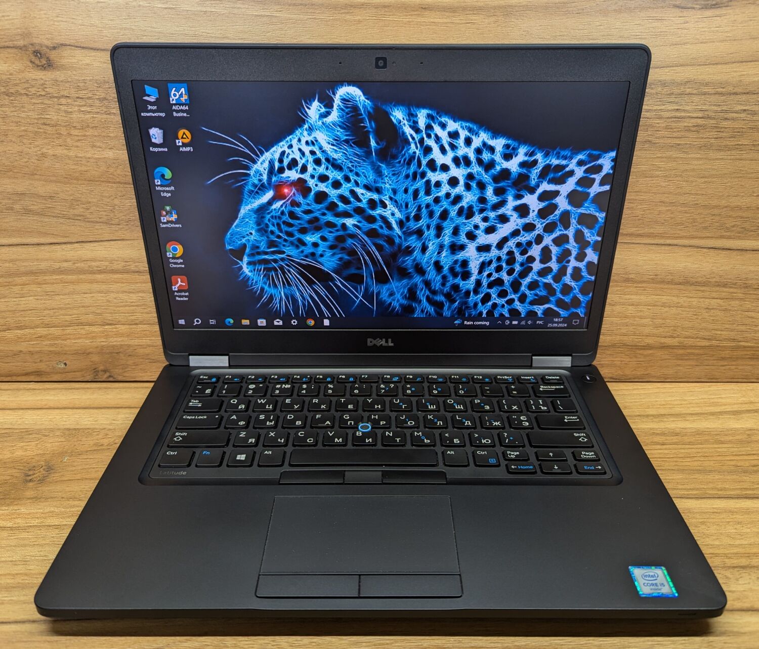 Ультрабук Dell Latitude 5480 / 14" (1920x1080) IPS / Intel Core i5-6300U (2 (4) ядра по 2.4 - 3.0 GHz) / 8 GB DDR4 / 256 GB SSD / Intel HD Graphics 520 / HDMI / WebCam / Windows 10 - Зображення 2