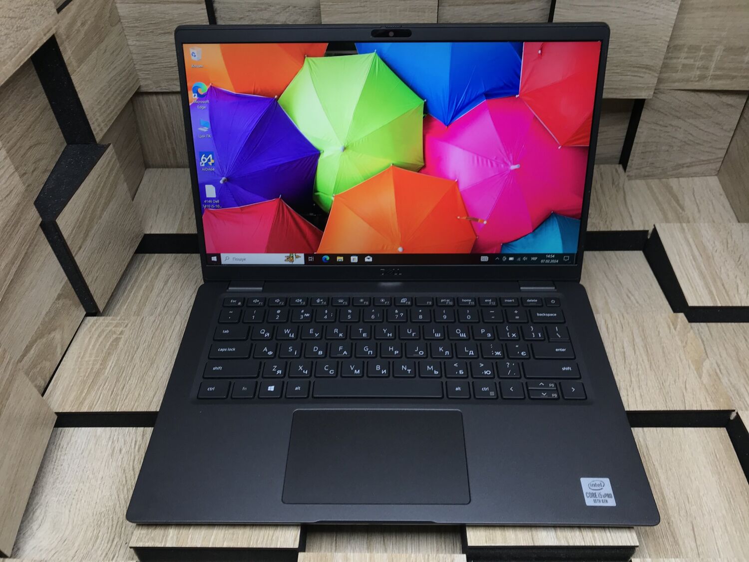 Ультрабук Dell Latitude 7410 / 14" (1920x1080) IPS / Intel Core i5-10310U (4 (8) ядра по 1.7 - 4.4 GHz) / 8 GB DDR4 / 240 GB SSD M.2 / Intel UHD Graphics / WebCam / USB 3.2 / HDMI / Windows 10 ліцензія - Зображення 2