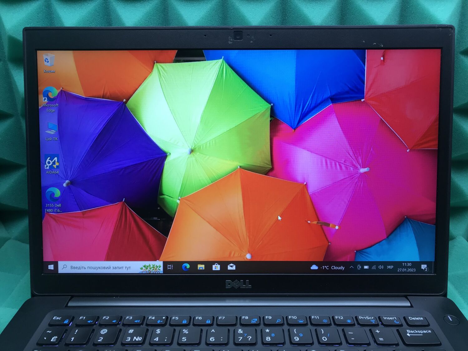 Ультрабук Dell Latitude 7480 / 14" (1920x1080) IPS / Intel Core i7-6600U (2 (4) ядра по 2.6 - 3.4 GHz) / 8 GB DDR4 / 240 GB SSD M.2 / Intel HD Graphics 520 / WebCam / HDMI - Зображення 3