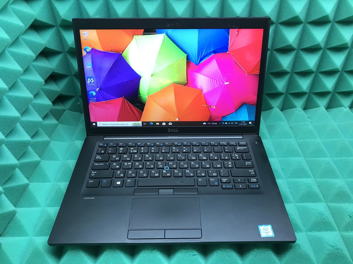 Ультрабук Dell Latitude 7480 / 14" (1920x1080) IPS / Intel Core i7-6600U (2 (4) ядра по 2.6 - 3.4 GHz) / 8 GB DDR4 / 240 GB SSD M.2 / Intel HD Graphics 520 / WebCam / HDMI - Зображення 2