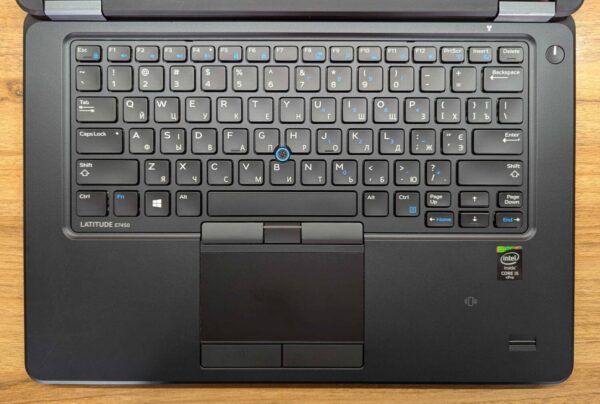 Ультрабук Dell Latitude E7450 / 14" (1920x1080) IPS Touch / Intel Core i5-5300U (2 (4) ядра по 2.3 - 2.9 GHz) / 8 GB DDR3 / 240 GB SSD / Intel HD Graphics 5500 / WebCam / Windows 10 - Зображення 3