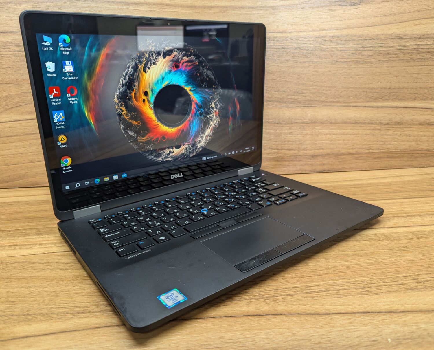 Ультрабук Dell Latitude E7470 / 14" (2560x1440) IPS Touch / Intel Core i5-6300U (2 (4) ядра по 2.4 - 3.0 GHz) / 8 GB DDR4 / 240 GB SSD / Intel HD Graphics 520 / WebCam / Windows 10 - Зображення 4