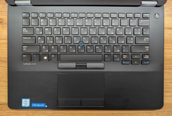 Ультрабук Dell Latitude E7470 / 14" (2560x1440) IPS Touch / Intel Core i7-6600U (2 (4) ядра по 2.6 - 3.4 GHz) / 8 GB DDR4 / 256 GB SSD / Intel HD Graphics 520 / HDMI / WebCam / Windows 10 - Зображення 3
