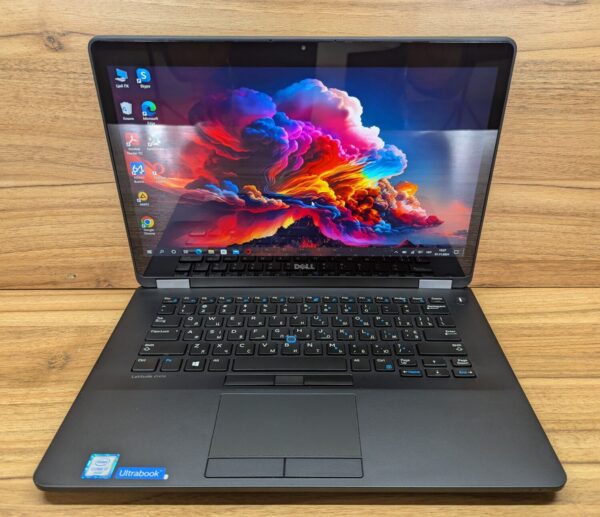 Ультрабук Dell Latitude E7470 / 14" (2560x1440) IPS Touch / Intel Core i7-6600U (2 (4) ядра по 2.6 - 3.4 GHz) / 8 GB DDR4 / 256 GB SSD / Intel HD Graphics 520 / WebCam / HDMI / Windows 10 - Зображення 2