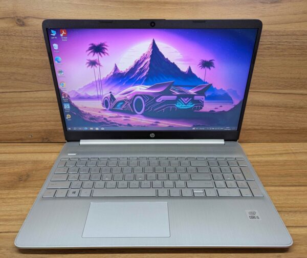 Ультрабук HP 15-dy1036nr / 15.6" (1920x1080) IPS / Intel Core i5-1035G1 (4 (8) ядра по 1.0 - 3.6 GHz) / 8 GB DDR4 / 480 GB SSD / Intel UHD Graphics / WebCam / Windows 10 - Зображення 2