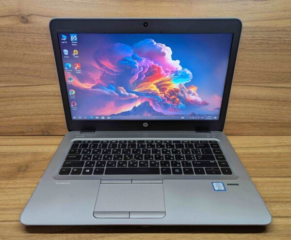 Ультрабук HP EliteBook 840 G3 / 14" (1920x1080) IPS / Intel Core i7-6600U (2 (4) ядра по 2.6 - 3.4 GHz) / 8 GB DDR4 / 240 GB SSD / Intel HD Graphics 520 / TouchID / HDMI / Windows 10 - Зображення 2