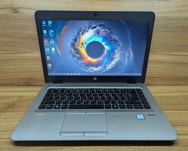 Ультрабук HP EliteBook 840 G4 / 14" (1920x1080) IPS / Intel Core i5-7300U (2 (4) ядра по 2.6 - 3.5 GHz) / 8 GB DDR4 / 240 GB SSD / Intel HD Graphics 620 / WebCam / TouchID / Windows 10 - Зображення 2
