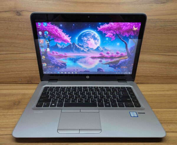 Ультрабук HP EliteBook 840 G4 / 14" (1920x1080) IPS / Intel Core i7-7600U (2 (4) ядра по 2.8 - 3.9 GHz) / 8 GB DDR4 / 240 GB SSD / Intel HD Graphics 620 / WebCam / Fingerprint / Windows 10 - Зображення 2