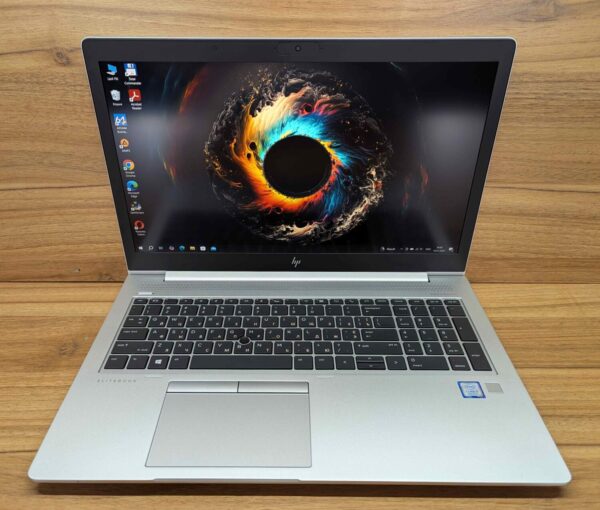 Ультрабук HP EliteBook 850 G6 / 15.6" (1920x1080) IPS / Intel Core i7-8565U (4 (8) ядра по 1.8 - 4.6 GHz) / 16 GB DDR4 / 480 GB SSD / Intel UHD Graphics / WebCam / Fingerprint / Windows 10 - Зображення 2