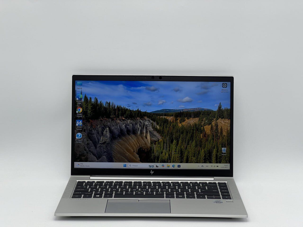 Ультрабук HP EliteBook 840 G7 / 14" (1920x1080) IPS / Intel Core i5-10310U (4 (8) ядра по 1.7 - 4.4 GHz) / 16 GB DDR4 / 240 GB SSD / Intel UHD Graphics / WebCam - Зображення 2