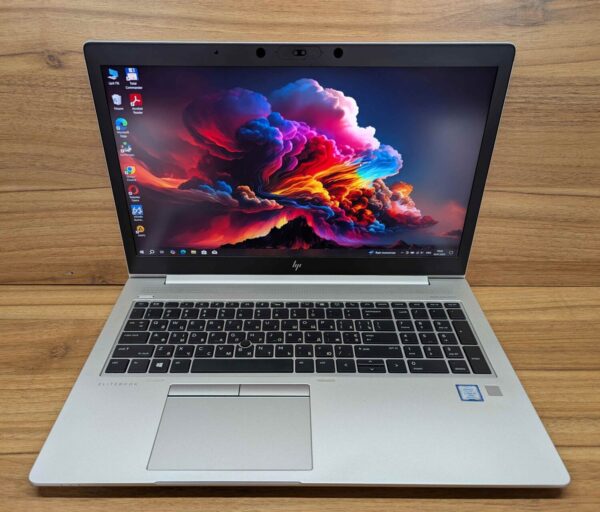 Ультрабук HP EliteBook 850 G5 / 15.6" (1920x1080) IPS / Intel Core i7-8650U (4 (8) ядра по 1.9 - 4.2 GHz) / 16 GB DDR4 / 480 GB SSD / Intel UHD Graphics 620 / WebCam / Fingerprint / Windows 10 - Зображення 2