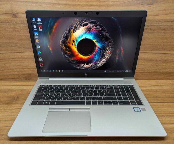 Ультрабук HP EliteBook 850 G5 / 15.6" (1920x1080) IPS / Intel Core i7-8650U (4 (8) ядра по 1.9 - 4.2 GHz) / 16 GB DDR4 / 480 GB SSD / Intel UHD Graphics 620 / WebCam / Windows 10 - Зображення 2