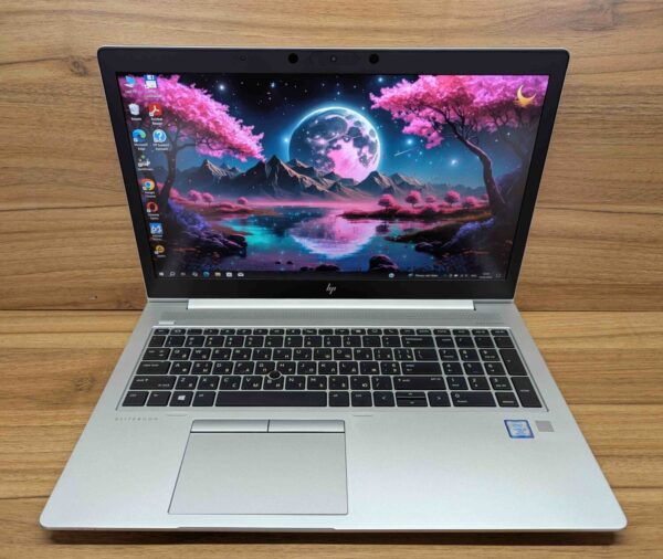 Ультрабук HP EliteBook 850 G6 / 15.6" (1920x1080) IPS / Intel Core i5-8365U (4 (8) ядра по 1.6 - 4.1 GHz) / 16 GB DDR4 / 480 GB SSD / Intel UHD Graphics / Fingerprint / WebCam / Windows 10 - Зображення 2