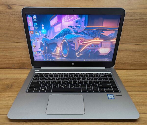Ультрабук HP EliteBook Folio 1040 G3 / 14" (1920x1080) IPS / Intel Core i5-6200U (2 (4) ядра по 2.3 - 2.8 GHz) / 8 GB DDR4 / 256 GB SSD / Intel HD Graphics 520 / WebCam / Fingerprint / Windows 10 - Зображення 2