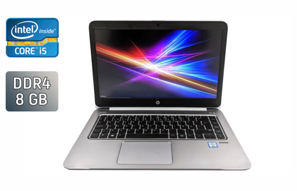 Ультрабук HP EliteBook Folio 1040 G3 / 14" (1920x1080) IPS / Intel Core i5-6200U (2 (4) ядра по 2.3 - 2.8 GHz) / 8 GB DDR4 / 256 GB SSD / Intel HD Graphics 520 / WebCam / Fingerprint / Windows 10