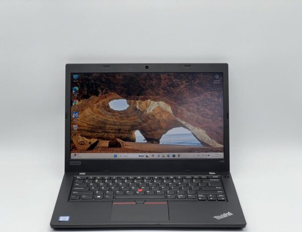 Ультрабук Lenovo ThinkPad L480 / 14" (1920x1080) IPS / Intel Core i5-8350U (4 (8) ядра по 1.7 - 3.6 GHz) / 16 GB DDR4 / 120 GB SSD / Intel UHD Graphics 620 / WebCam - Зображення 2