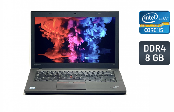 Ультрабук Lenovo ThinkPad T460 / 14" (1920x1080) IPS / Intel Core i5-6300U (2 (4) ядра по 2.4 - 3.0 GHz) / 8 GB DDR4 / 240 GB SSD / Intel HD Graphics 520 / WebCam / TouchID / Windows 10